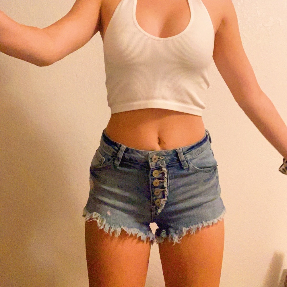 super cute jean shorts